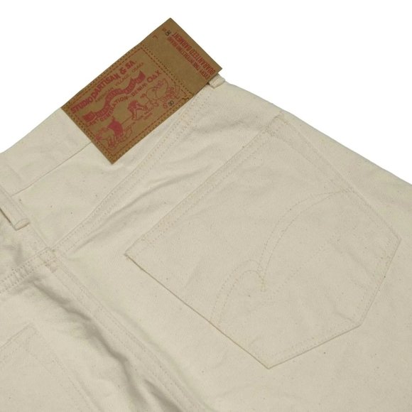 Studio D'Artisan Ivy Ecru Selvedge Jeans - Picture 6 of 6